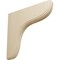 Ekena Millwork 1 3/4"W x 10 1/2"D x 10 1/2"H Eaton Wood Bracket, Rubberwood BKTW02X11X11EARW - alternate 1